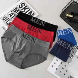 Underpants 1Pc Men's Panties Sexy Underwear Male Briefs Men Jockstrap Pant Comfortable Slip Breathable Cotton Mens
