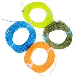 Lines 2F 3F 4F 5F 6F 7F 8F Fly Line 100FT Weight Forward Floating Fly Fishing Line 4 Colors Floating Fishing Line Cord