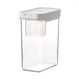 Storage Bottles Clear Plastic Jar Set Kitchen Food Box Canisters Organiser Reusable Cereal Dispenser For Pantry Gadgets