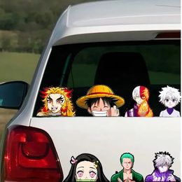 designs 3D Motion Stickers Hottest Animes lenticular Waterproof Car Stickers Laptop Wall Decor