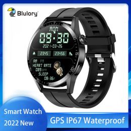 Watches Blulory G9 PRO NFC Smart Watch 2022 New Men Full Touch Screen Sport Fitness Smartwatch GPS IP67 Waterproof Bluetooth Call Watch