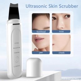 Scrubber Ultrasonic Skin Scrubber Face Spatula Cleansing Pore Deep Cleaner Acne Blackhead Remover Facial Lifting Device Beauty Machine