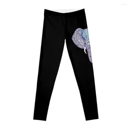 Active Pants Royal Elephant Leggings Women's Tights Gym Clothing Push Up Exercise For Womens