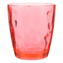 Wine Glasses Water Cups Drinking Reusable Tumblers Shatterproof Bar Red