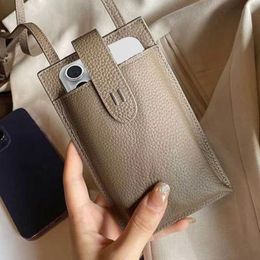 Beautiful Genuine Leather Crossbody Phone Bags Cases for iPhone 15 14 13 12 11 Pro Max 18 17 16 15pro 14pro 13Pro 12Pro Samsung S20 S21 S22 S23 S24 S25 S26 Ultra Plus Purse