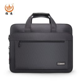 Computer Laptop Bag Men Business Briefcase Oxford Water-proof Travel Bag Casual Shoulder Cross body Large Capacity Handbag354A