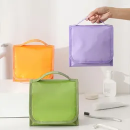 Storage Bags Large Capacity Toiletry Bag Portable Handle Waterproof Zipper Travel Makeup Cosmetic Organiser Case Multifunctional Pouch