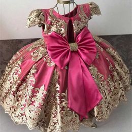 Girl's Dresses Flower Princess Party Dresses Childrens Clothing Kids Dresses for Girls Wedding Elegant Gown for 4 6 8 9 10 Yrs Chritmas DressL2402