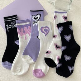 Street Autumn and Winter Instagram Trendy Versátil American Fashion Cartoon Sports Socks