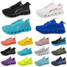 men women running shoes fashion trainer triple black white red yellow purple green blue peach teal purple pink fuchsia breathable sports sneakers eighty one GAI