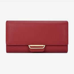 Women's wallet multifunctional fashion simple handbag multi Card Wallet pure2566