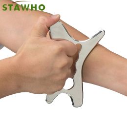 Products Guasha Muscle Massage Relaxing Tool Stainless Steel Material Physical Therapy Tissue Probing Fascia Treatment Scraping Board