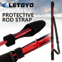 Tools Letoyo fishing rod holder bag carry on back easy to transport Spinning Casting Rods Protective Bag fishing tool tackle goods