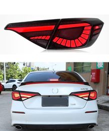 LED Turn Signal Tail Lamp for Honda Civic X G11 Car Taillight 2021-2022 Rear Brake Reverse Light Automotive Accessories