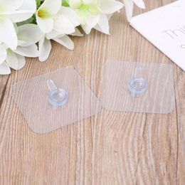 Hooks 5Pcs Nail Free Po Frame Painting Picture Poster Clock Wall Sticker Hook Seamless Strong Suction Cup Home Accessories