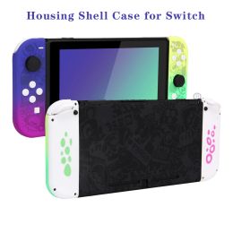 Cases For Nintend Switch Console Replacement Housing Shell Cover for Nintendo Switch Joycon Case with Full Set Buttons SplatoonVer