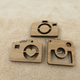 Chains Camera Keychain Wooden Gift for Friend Dad Sister Wood Key Chain Gifts for Photographer Key Ring