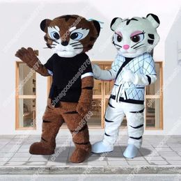 Performance Cute Tiger Cartoon Doll Mascot Costume Top Quality Halloween Christmas Fancy Party Dress Cartoon Carnival Unisex Adults Outfit