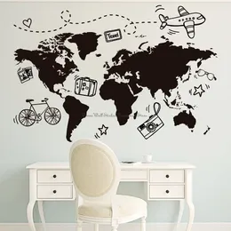 Wall Stickers Go Travel Sticker Office Agency Holiday House Home Bedroom Art Deco Creative Decal Mural Gift D3