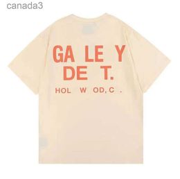 Ms T-shirts Galleryes Deps Designer Summer Gallary Shirt Alphabet Printed Star Same Round Neck Short Sleeve T-shirt for m and I1SB