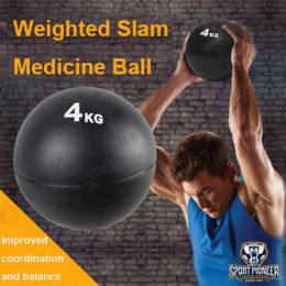 Lifting 4KG Medicine Exercuse Slam Ball Textured Medicine Ball Multiple increments of weight training equipment