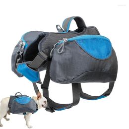 Dog Carrier Saddle Bags Backpacks Pet Travel Reflective Outdoor Backpack For Small Medium And Large Dogs