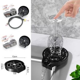 Kitchen Faucets High Pressure Glass Cleaner Fully Automatic Faucet Bar Beer Cleaning Tool Milk Tea Cup Accessories