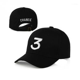 Ball Caps Whole- Chance 3 Rapper Baseball Cap Letter Embroidery Snapback Men Women Hip Hop Hat Street Fashion Gothic Gorro112746