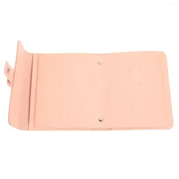 Storage Bags Necklace Holder Jewellery Roll Bag Multi-function Travel Organiser Pink Small