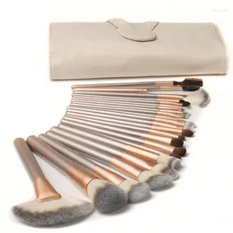 Makeup Brushes Exquisite Beige White Brush Set Beauty Soft Tools 12/18/24 Pieces