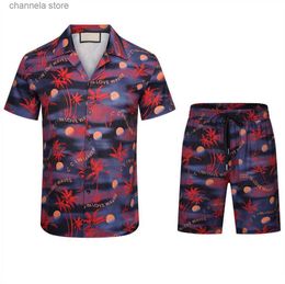 Tute da uomo Nuovi designer estivi Tute Camicie da bowling Board Pantaloncini da spiaggia Abiti di moda Tute da uomo Casual Camicia Hawaii Asciugatura rapida Costumi da bagno Asiatico Si