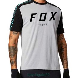 Men's T-shirts Hpit Fox Mens Downhill Jersey Mountain Bike Mtb Shirts Offroad Dh Motorcycle Motocross Sportwear Bicycle Cycling EPYV