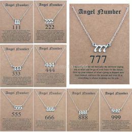 number pendant gold necklace designer for woman man Jewellery alloy south american womens choker silver stainless steel chain necklaces with card