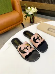 New womens summer slipper slides Ladies Slippers Brand Designer Sandals Flat Heel Fashion Versatile Leather Casual Comfort Flip Flop cz240204