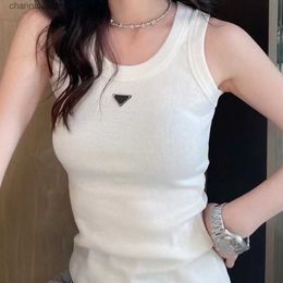 Women's T-Shirt Womens T Shirts Sleeveless Woman designer Vests Summer Tanks Camis Tees Vest Short Shirt Ice Silk Tops T240223