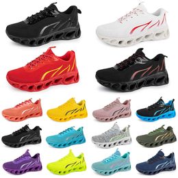 men women running shoes fashion trainer triple black white red yellow purple green blue peach teal purple pink fuchsia breathable sports sneakers thirty seven