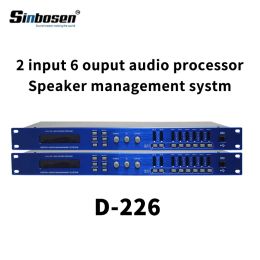 Speakers Digital Audio Management System 2 in 6 Out Loud Speaker Processor D226