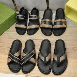 Fashion mens designer sandals letter printed casual sandal khaki black flip flops slides luxury fashion famous designers men slippers plus size