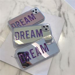 Luxury Fashion Liquid Quicksand Mirror Back Dream Mobile Phone Case Cover for iphone 11 Pro Max 6 6S 7 8 Plus X XR XS Max7366013