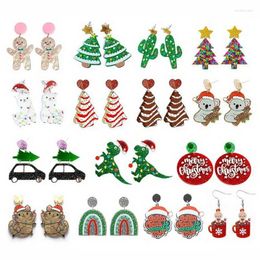 Stud Earrings Christmas Tree Cute Animal Xmas Accessories For Personal Woman