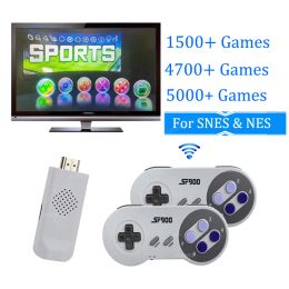 Consoles Retro Game Console SF900 Consola Built In 5000 Classic Games HD Output Wireless Controller Video Game Stick for SNES NES