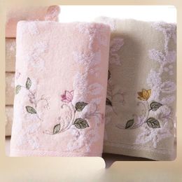 Towel Cotton 68x34cm Luxury Embroidered Men And Women Travel El Bathroom Soft Super Absorbent Household Face