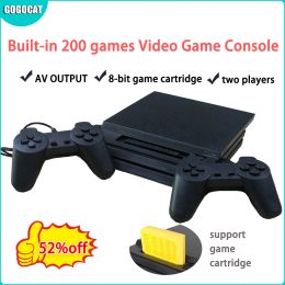 Consoles Builtin 200 Non repeating Games GS4 PRO for FC Retro Game Console Support 8bit Cartridge AV Output with Dual Controller