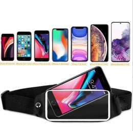 Running Bag Sports Waist Belt Bags Sensitive Touch Screen waistpack Smart Phones Earphone Bags for Hiking Riding Climbing Fitness