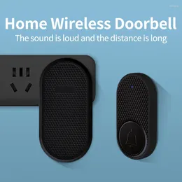 Doorbells Household Wireless Doorbell High Volume Long-distance Waterproof Intelligent 32 Songs 4-level
