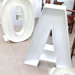 Party Decoration 73Cm Number Alphabet Mosaic Frame Stand Balloon Box Baby Shower Nt Adt Children Birthday Decor Letter Drop Delivery Dhwty