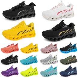 Fashion Men Running Shoes Trainer Women Triple Black White Red Yellow Green Blue Peach Teal Purple Pink Fuchsia Breathable Sports Sneakers Fifty Four GAI 983452259