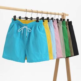 Men's Shorts mens shorts small horse swim shorts designer Male pony Cotton Swimwear Sport fitness Trunks Short Pants Y240506