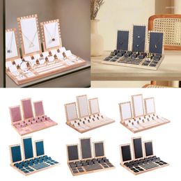 Jewellery Pouches Convenient Presentation Rack Stylish Drawer Display Tray For Necklaces Rings Bracelets Earring
