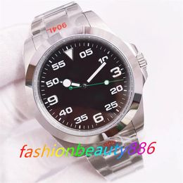 TOP Silver Dial Watch 150M 42mm Automatic Mechanical Stainless Steel Glass Back Sports Sea Mens Watches